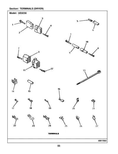 TERMINALS (DRYER)