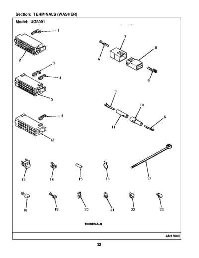 TERMINALS (WASHER)