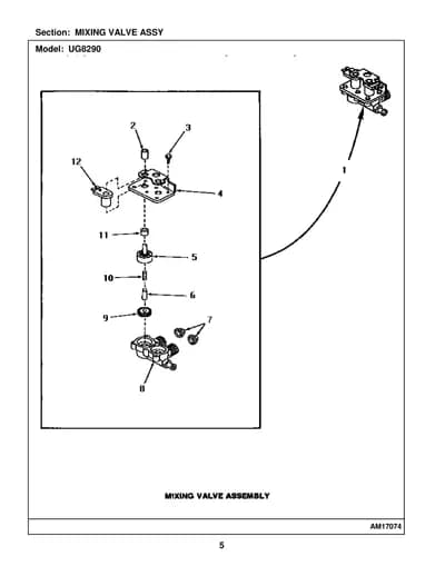 MIXING VALVE ASSY
