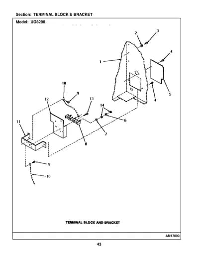 TERMINAL BLOCK & BRACKET