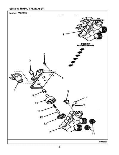 MIXING VALVE ASSY