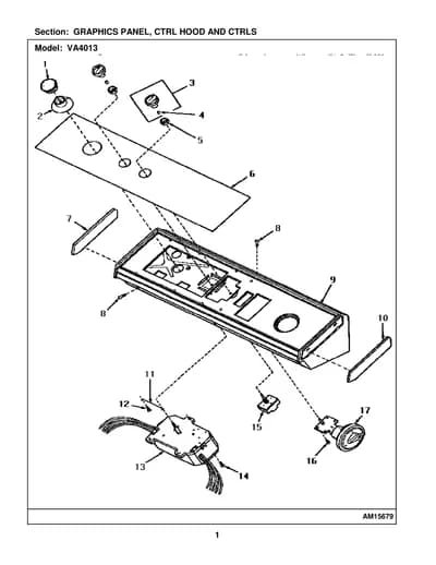 GRAPHICS PANEL, CTRL HOOD AND CTRLS