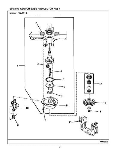 CLUTCH BASE AND CLUTCH ASSY
