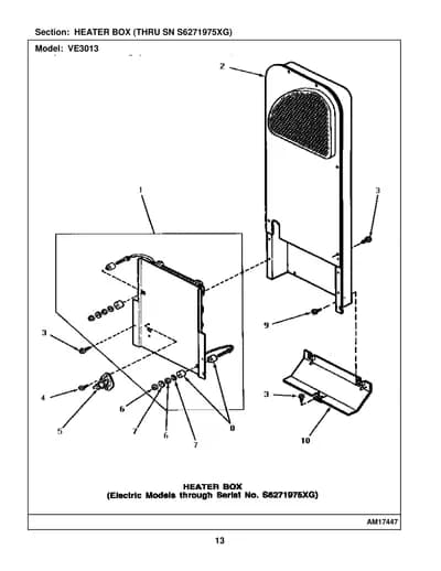 HEATER BOX (THRU SN S6271975XG)