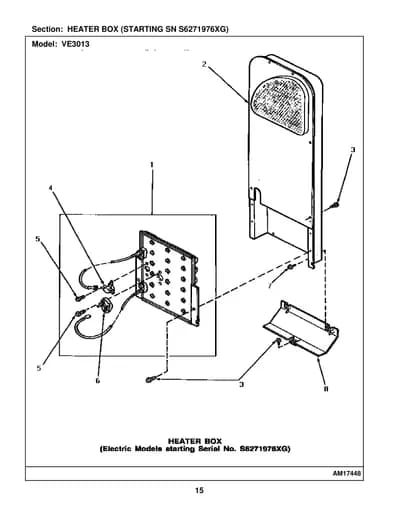 HEATER BOX (STARTING SN S6271976XG)