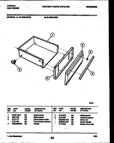 DRAWER PARTS