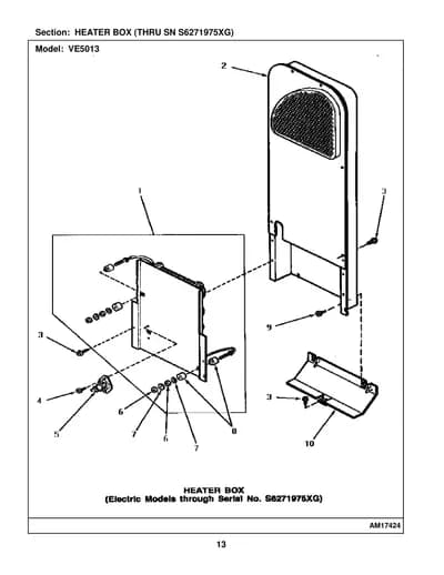 HEATER BOX (THRU SN S6271975XG)