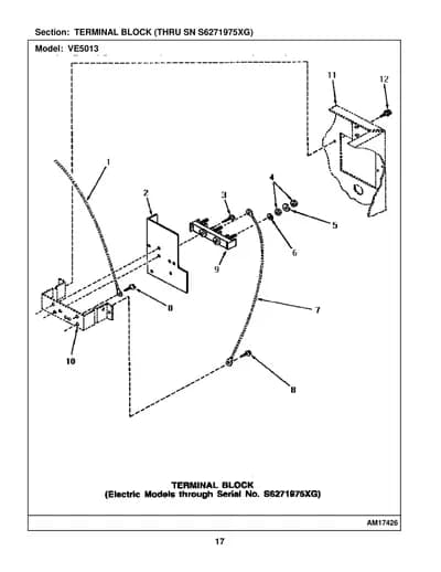 TERMINAL BLOCK (THRU SN S6271975XG)