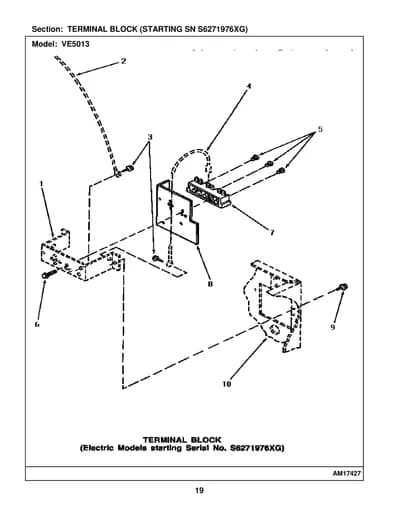 TERMINAL BLOCK (STARTING SN S6271976XG)