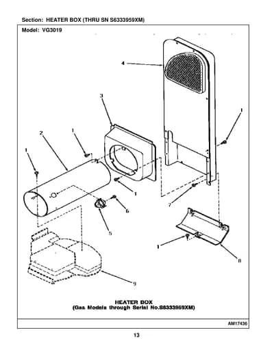 HEATER BOX (THRU SN S6333959XM)