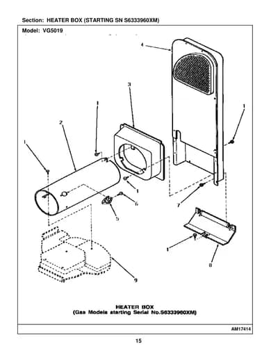HEATER BOX (STARTING SN S6333960XM)