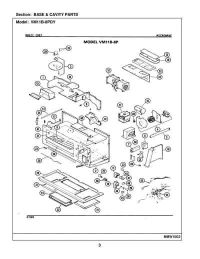 BASE & CAVITY PARTS