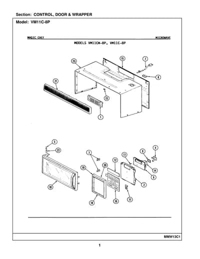 CONTROL, DOOR & WRAPPER