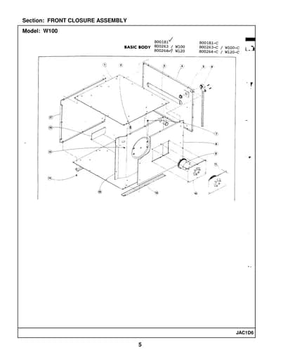 FRONT CLOSURE ASSEMBLY
