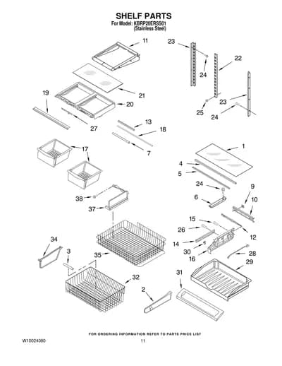 SHELF PARTS
