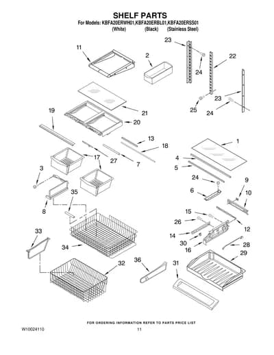 SHELF PARTS