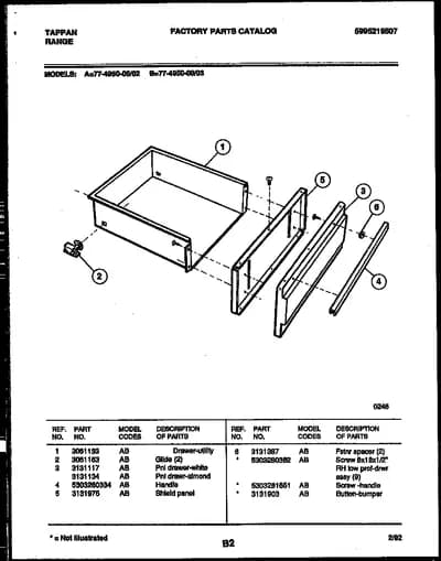 DRAWER PARTS