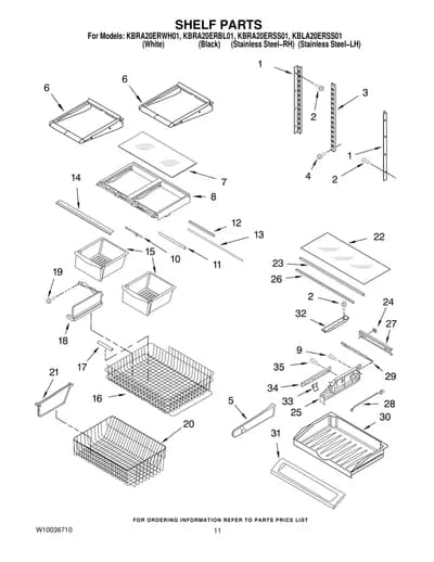 SHELF PARTS
