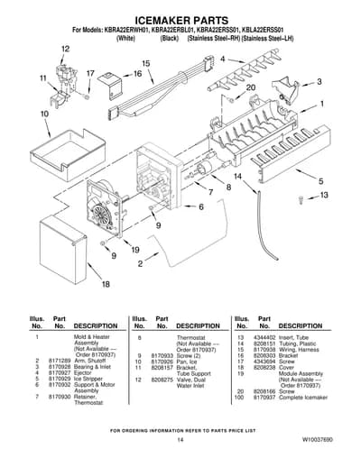 ICEMAKER PARTS