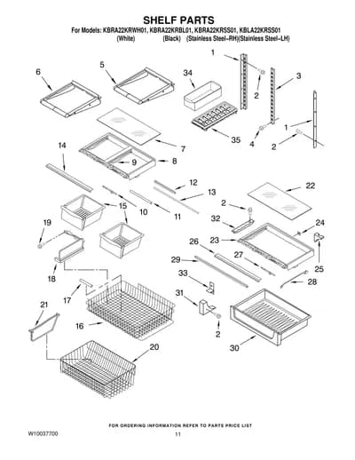 SHELF PARTS