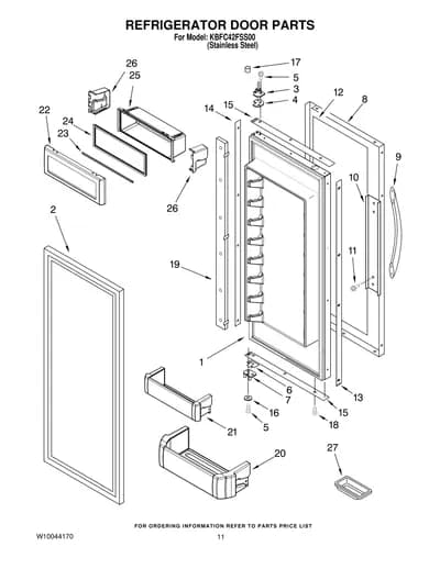 REFRIGERATOR DOOR PARTS