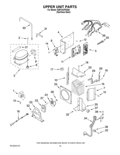 UPPER UNIT PARTS