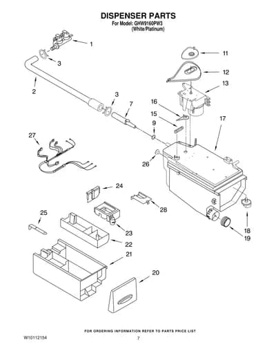 DISPENSER PARTS