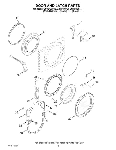 DOOR AND LATCH PARTS