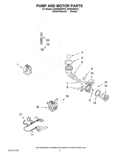 PUMP AND MOTOR PARTS