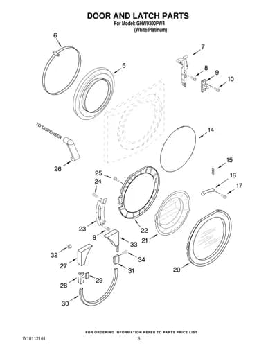 DOOR AND LATCH PARTS