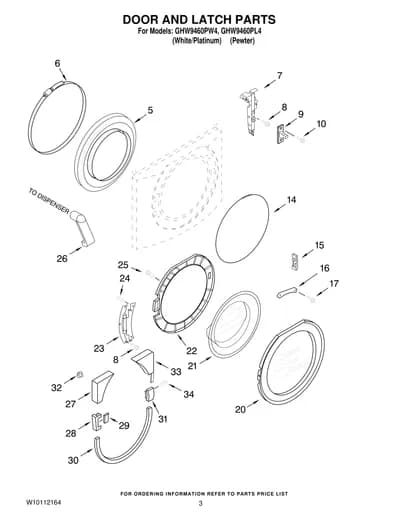 DOOR AND LATCH PARTS