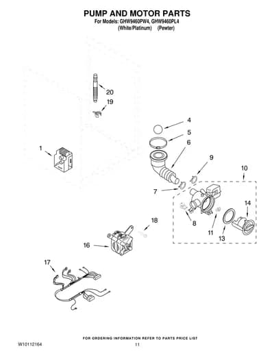PUMP AND MOTOR PARTS