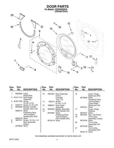 DOOR PARTS