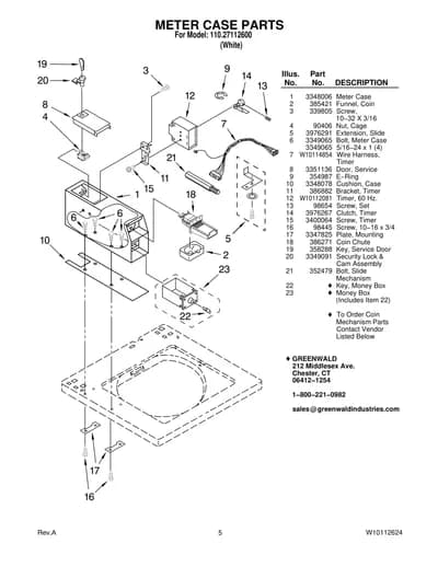 METER CASE PARTS