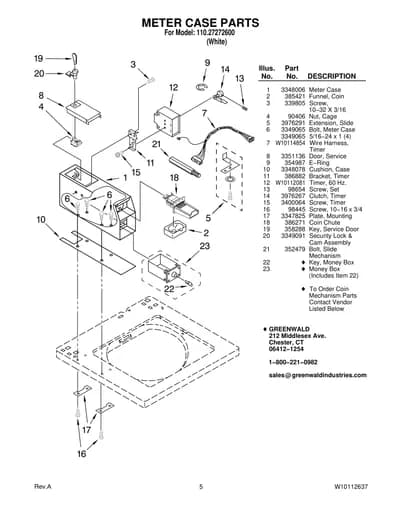 METER CASE PARTS