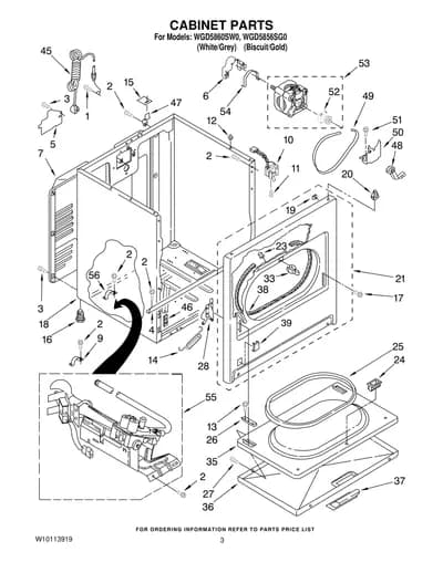 CABINET PARTS