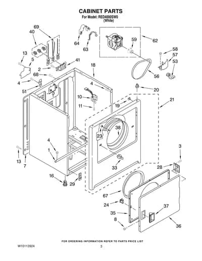 CABINET PARTS