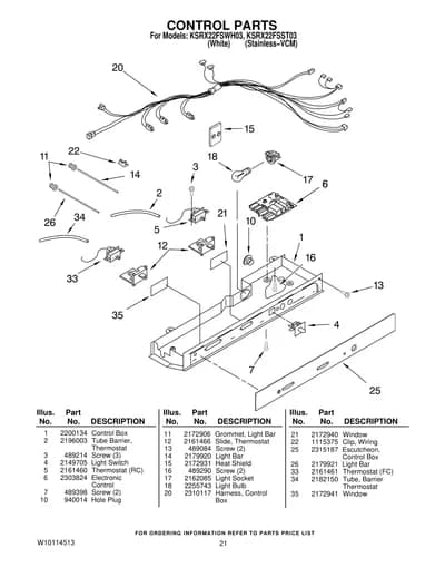 CONTROL PARTS