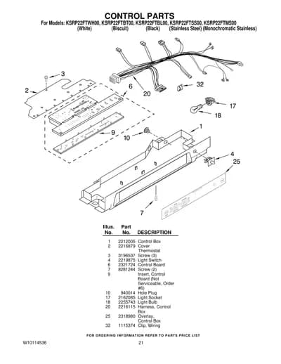 CONTROL PARTS