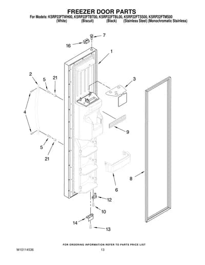 FREEZER DOOR PARTS