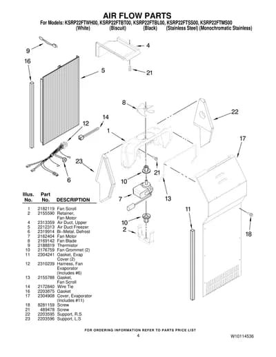 AIR FLOW PARTS