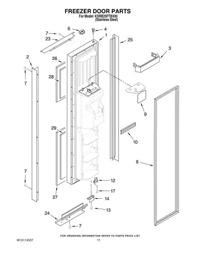 FREEZER DOOR PARTS