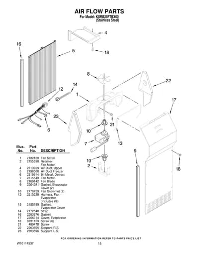 AIR FLOW PARTS