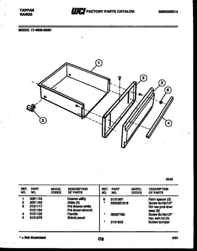 DRAWER PARTS