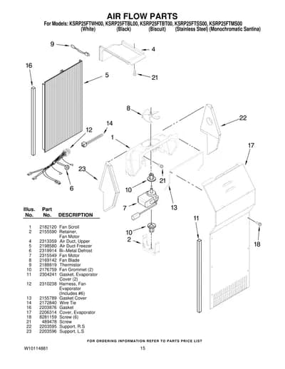 AIR FLOW PARTS