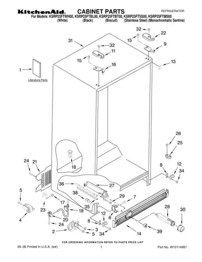 CABINET PARTS