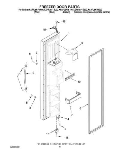 FREEZER DOOR PARTS
