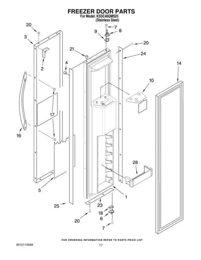 FREEZER DOOR PARTS