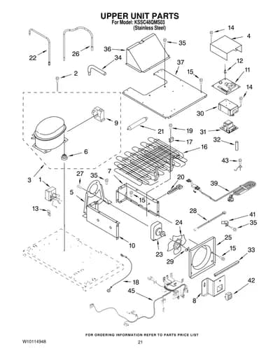 UPPER UNIT PARTS