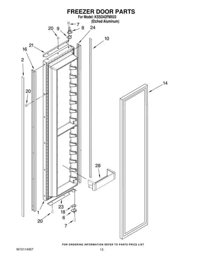 FREEZER DOOR PARTS
